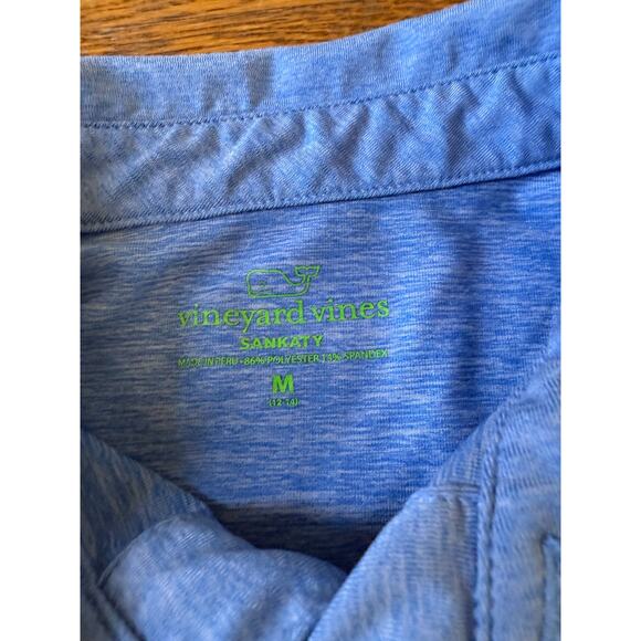 Vineyard Vines Boys' Blue Sankaty Polo Size 12-14 - Picture 3 of 4